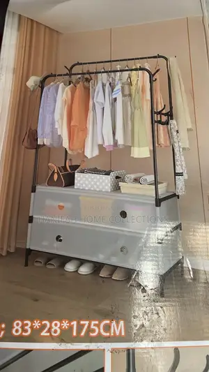 Hanger With Storage Closet With Metal
