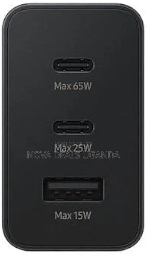 Samsung 65w Power Adapter Trio, Black