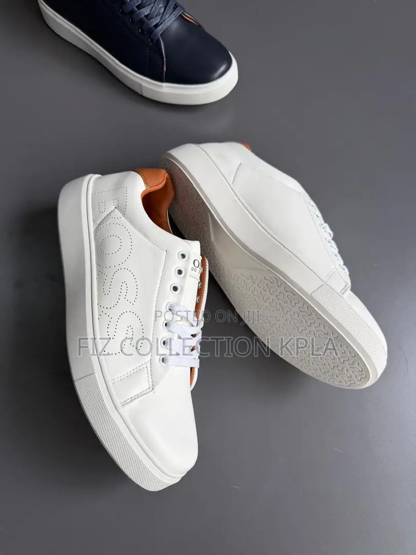Boss Pure White Luxe Trainer
