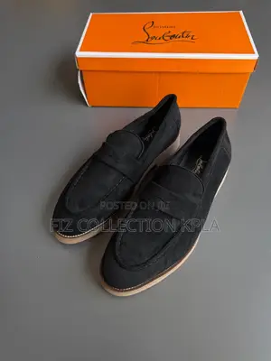 Christian Soriano Black Leather Loafer