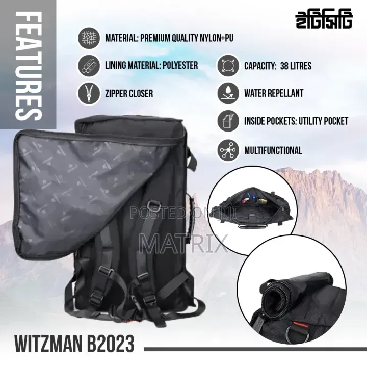 Witzman Hiking Travel Backpack