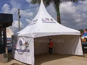 50seater Tent Covered Three Sides Flaps in Strong Material