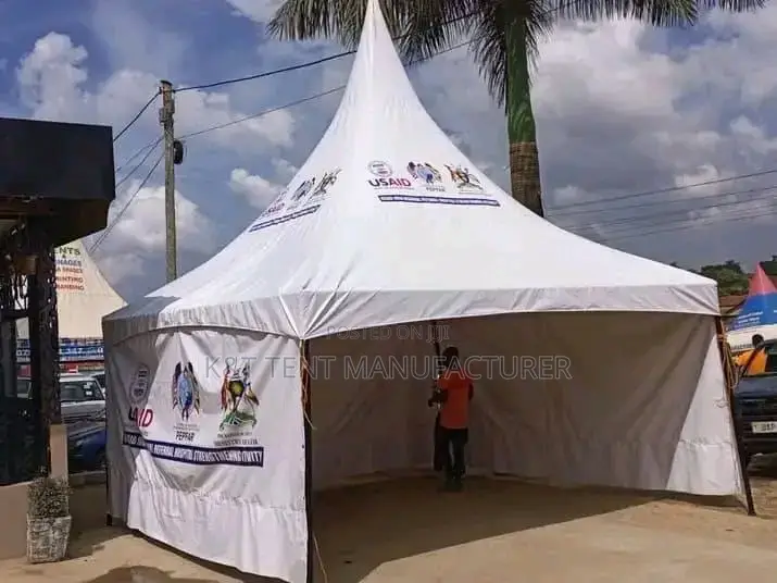 50seater Tent Covered Three Sides Flaps in Strong Material
