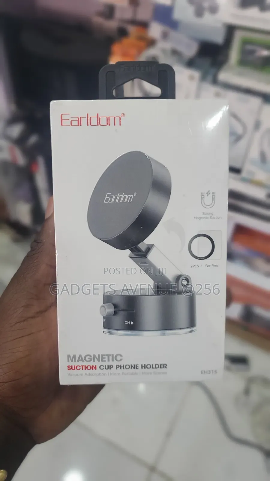 Earldom Eh315 Magnetic Suction Cup Phone Holder
