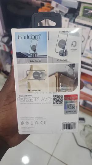 Earldom Eh315 Magnetic Suction Cup Phone Holder