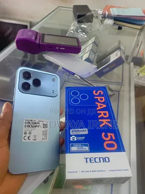 New Tecno Spark 50 128 GB Gray