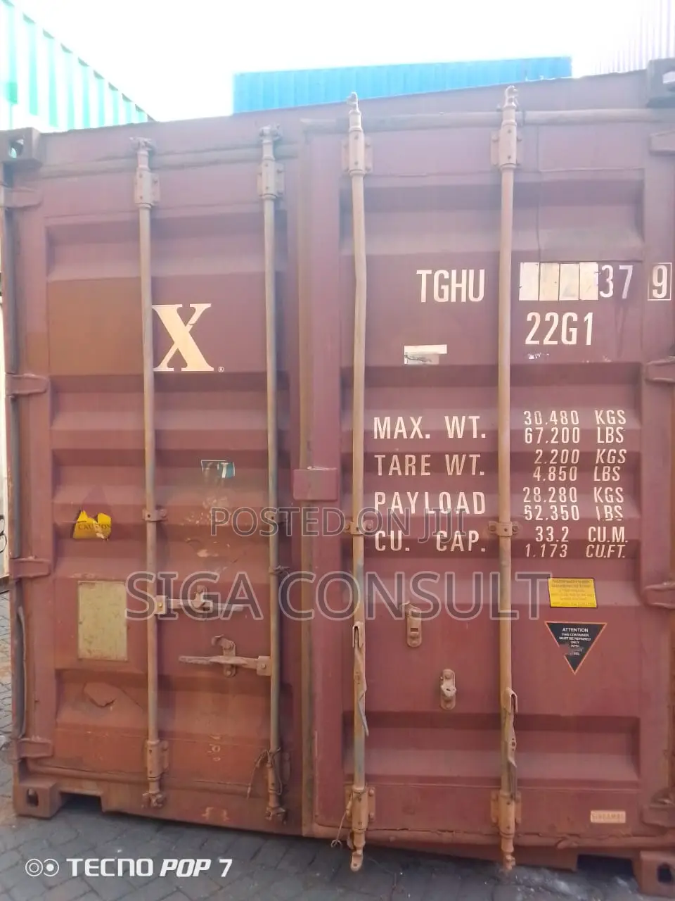 Cheap 20ft Cargo Container Available for