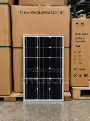 85w Monocrystalline Solar Panel for Home Lighting