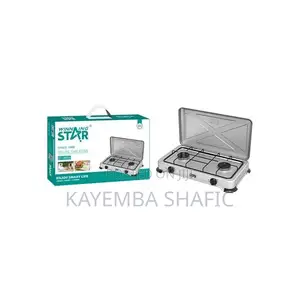 Brand New Winning Star 2-Burner Gas Stove With Lid