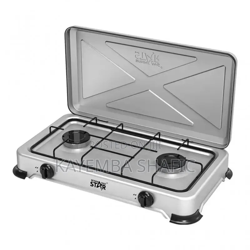 Brand New Winning Star 2-Burner Gas Stove With Lid