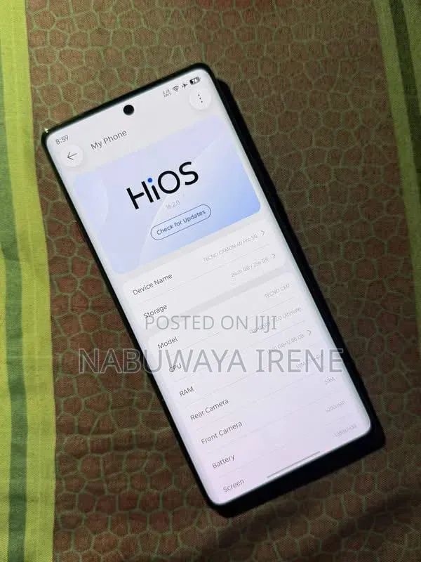 New Tecno Camon 40 Pro 5G 256 GB Black