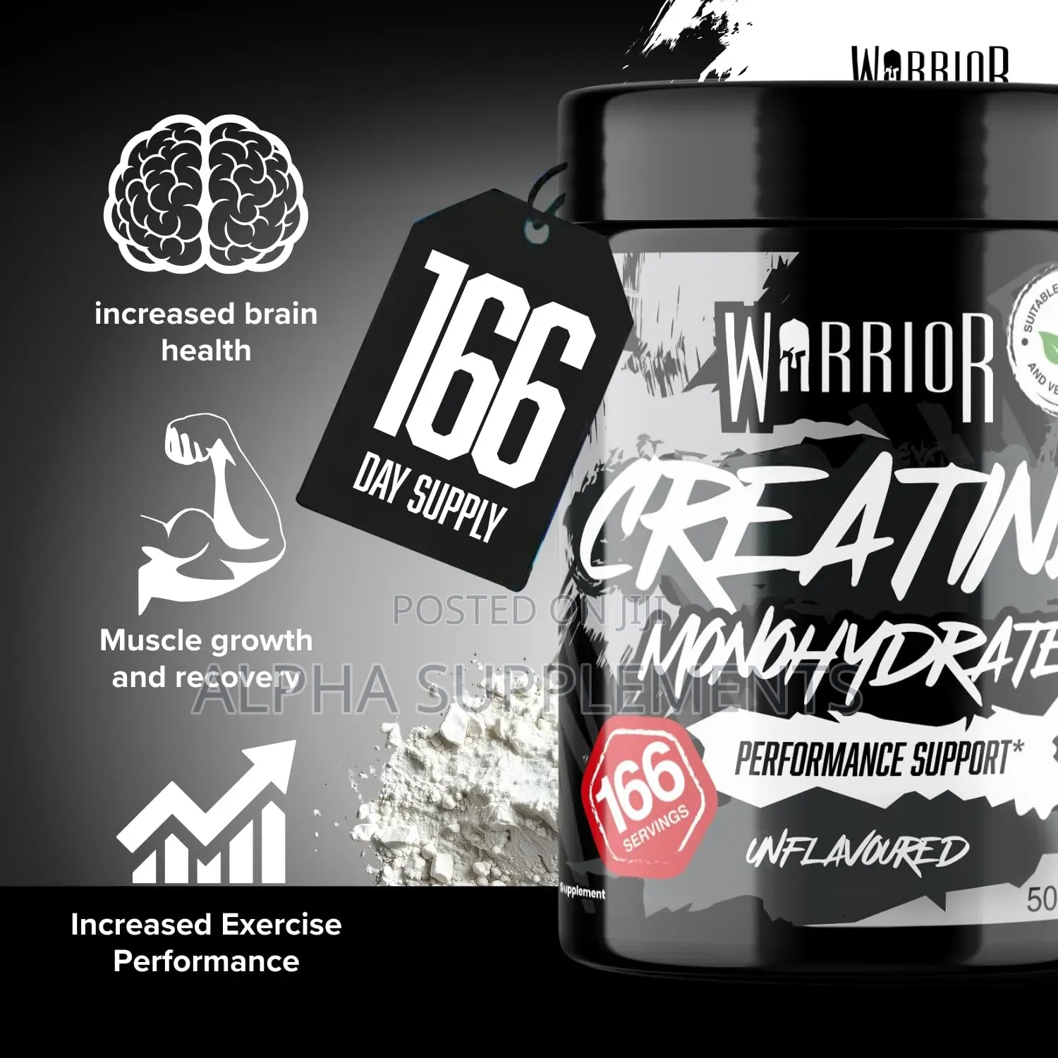 Warrior : Creatine Monohydrate 500 Grams