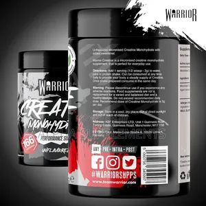 Warrior : Creatine Monohydrate 500 Grams
