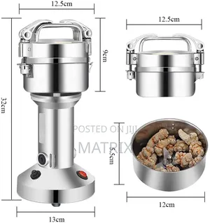 200g Electric Grain Grinder – Mill Cereal Spice Grinder