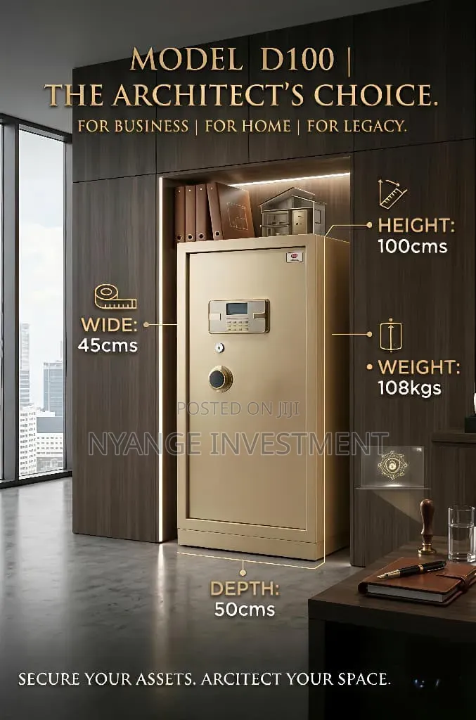 D100 Model Digital Fireproof Safe. Safe Box 108kg