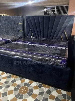 Navy Blue 5by6 Bed
