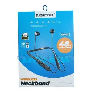 Super Energy Er-100 Wireless Neckband – Extra Bass Edition