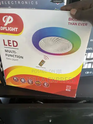 Dp Light Multifunction Fan Light E27 With Remote