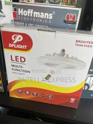Dp Light Multifunction Fan Light E27 With Remote