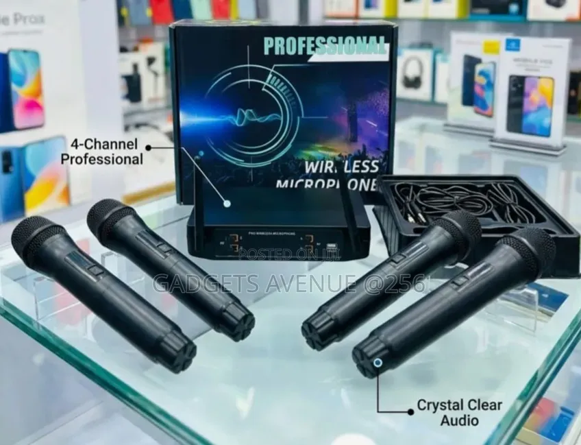 4-Channel Professional Wireless Microp