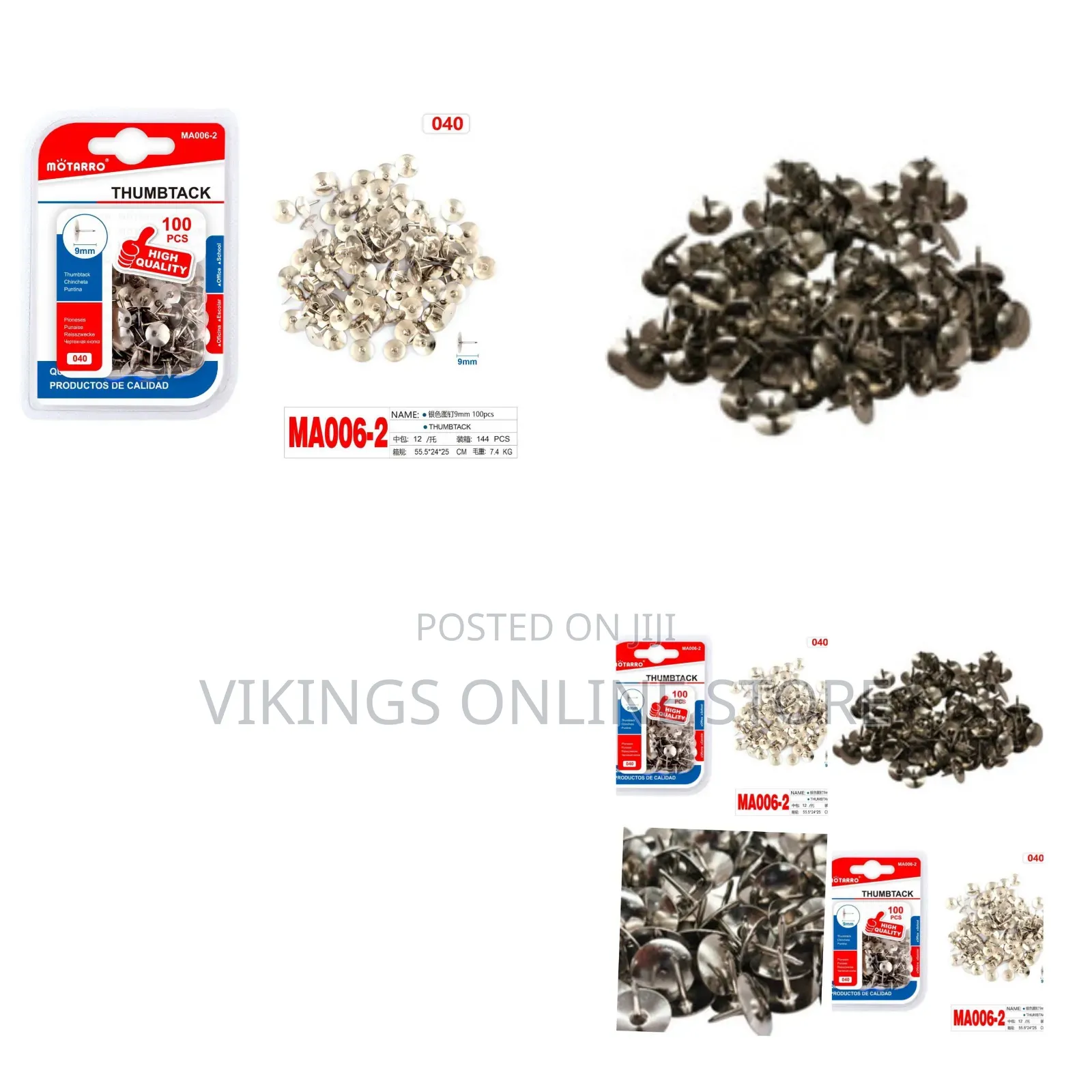 Thumb Tack, Flat Push Pins, Silver Thumb Tacks, , Push Pins