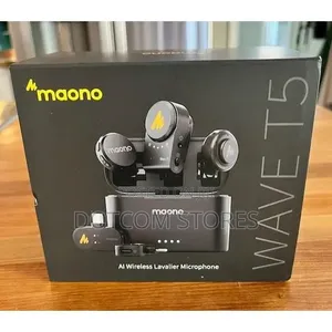 Maono Wave T5 Wireless Lavalier Microphone Combo