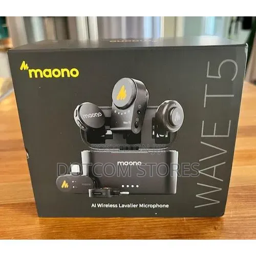 Maono Wave T5 Wireless Lavalier Microphone Combo