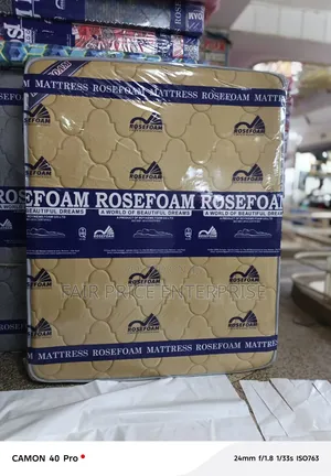 6x6x10 Inches. Quality Spring Mattress Double Layer. Rosefoam