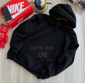 Cotton Blend Drawstring Hoody Jumpers