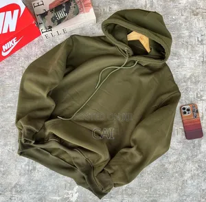 Cotton Blend Drawstring Hoody Jumpers