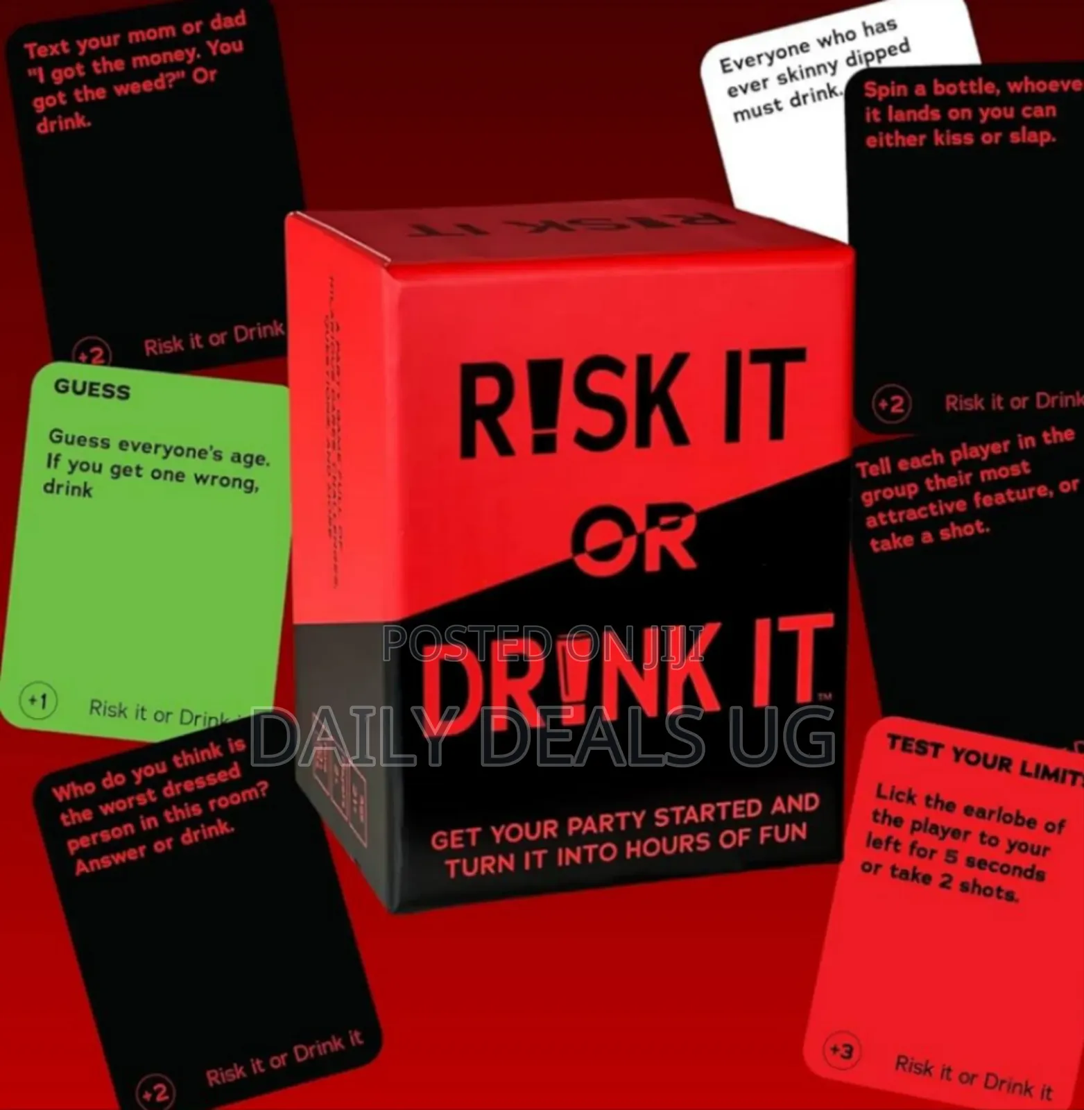 Risk It or Drink It! Party Game | Dares, Decisions, and Drinks.