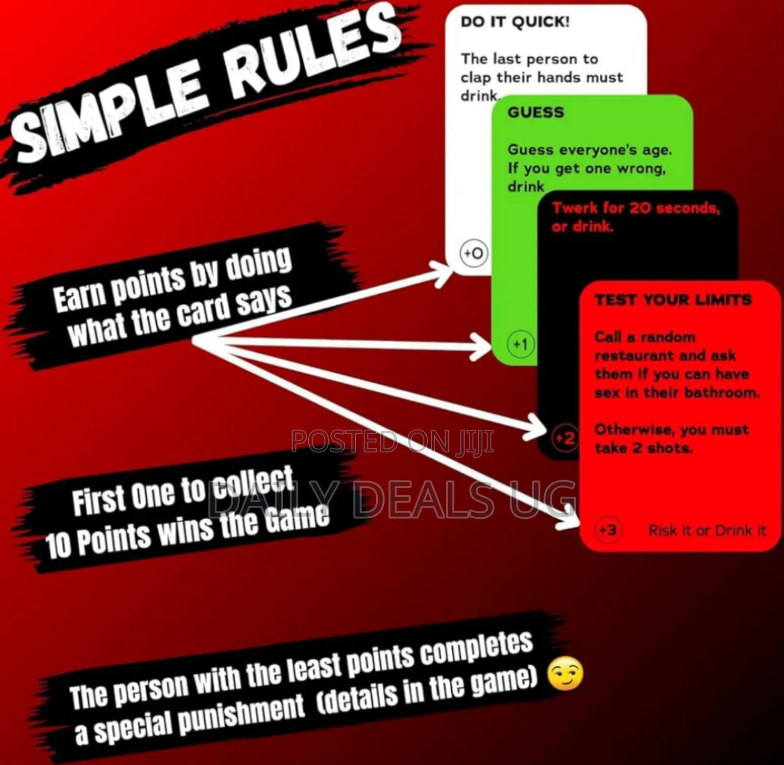 Risk It or Drink It! Party Game | Dares, Decisions, and Drinks.
