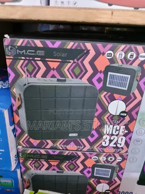 Solar-Powered Bluetooth Speaker With a Distinctive Block-Front Design.