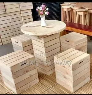 4 Seaters High Table Pine Pallets Set in Any Colour From`