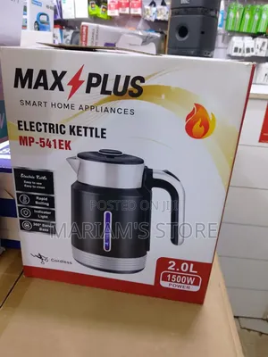 Maxplus Mp-541ek Electric Kettle With a 2.0l Capacity and 1500w Power.