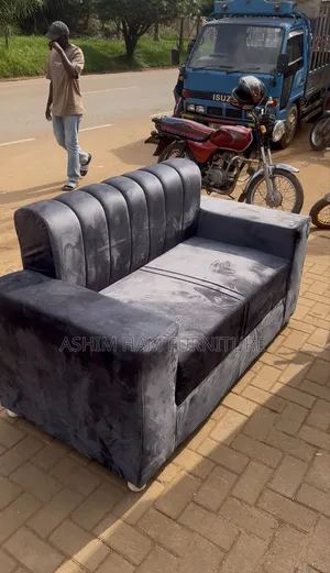 Plain Grey Sofa Set