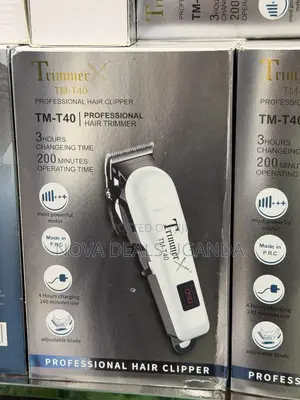 Tm-T40 Professional Cordless Hair Trimmer Rechargeable T-Bladefor Home