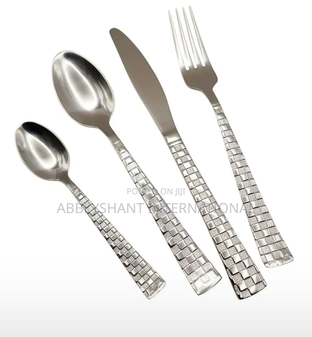 Stainless Steel Stamping Cutlery Set 24pcs