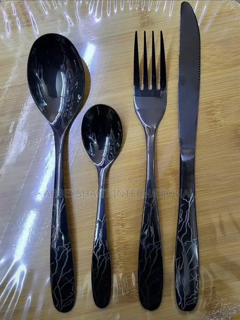Onlycooker Brand Flatware Set Spoon and Fork 24pcs
