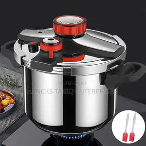 Premium Stainless Steel Pressure Cooker With Safety Valve System