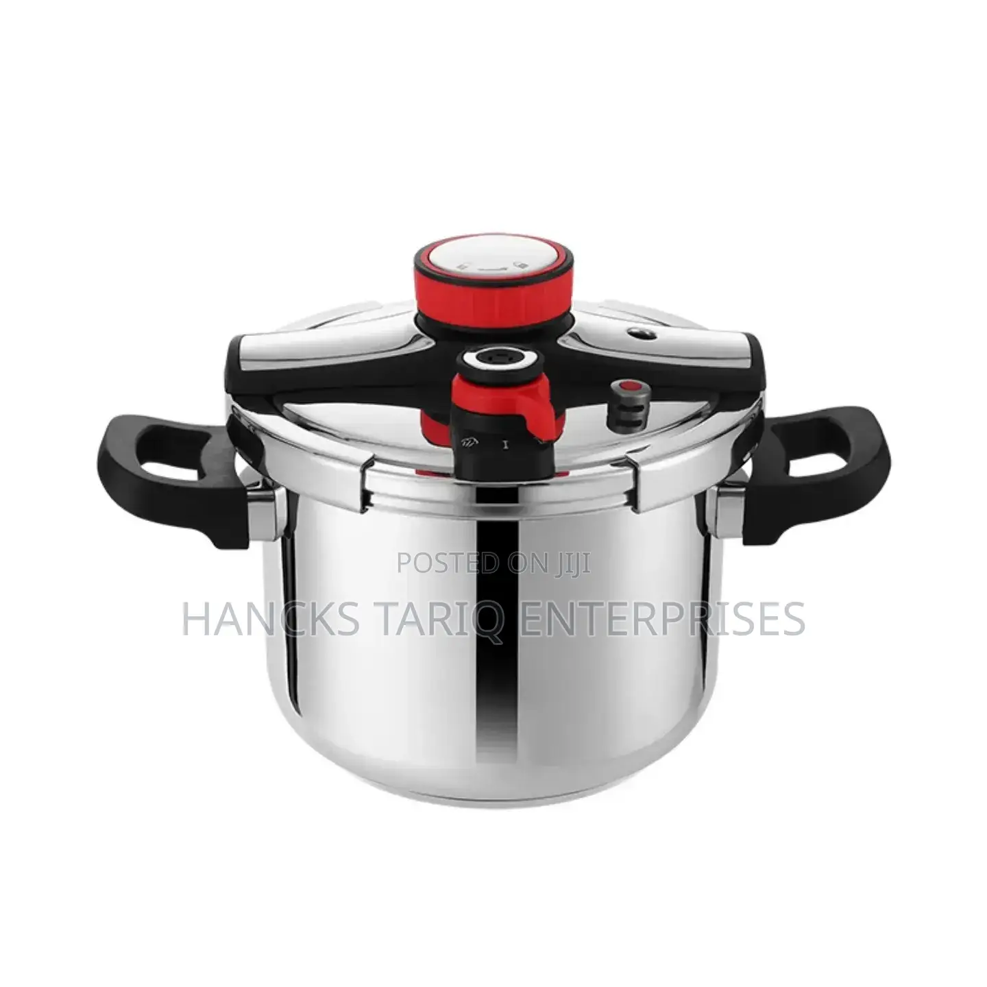 Premium Stainless Steel Pressure Cooker With Safety Valve System