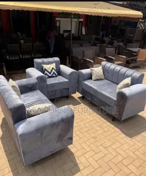 Latest 5 Seater Sofa Set, in Grey