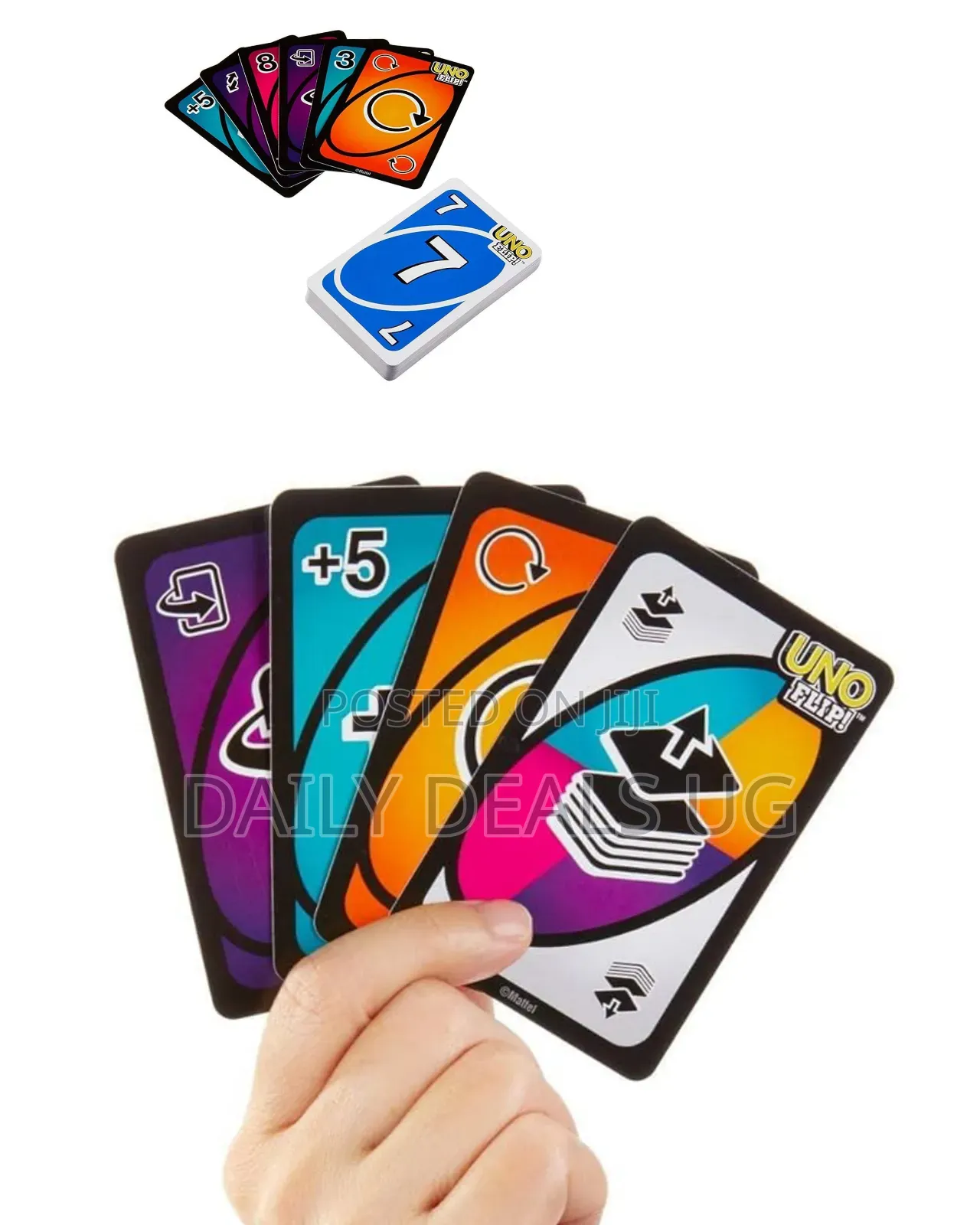 Uno Flip! Card Game New Mattel Games Double Sided