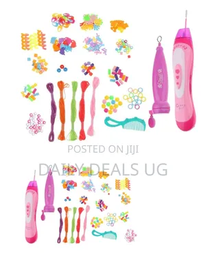 2 in 1 Beader Braider Hair Girls Set Fun Fashion Toy
