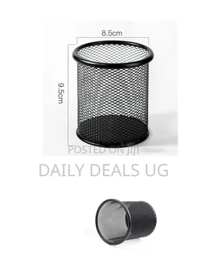 Pencil Hole Round Pen Holder Mesh Pencil Holder Metal Pencil Holder.