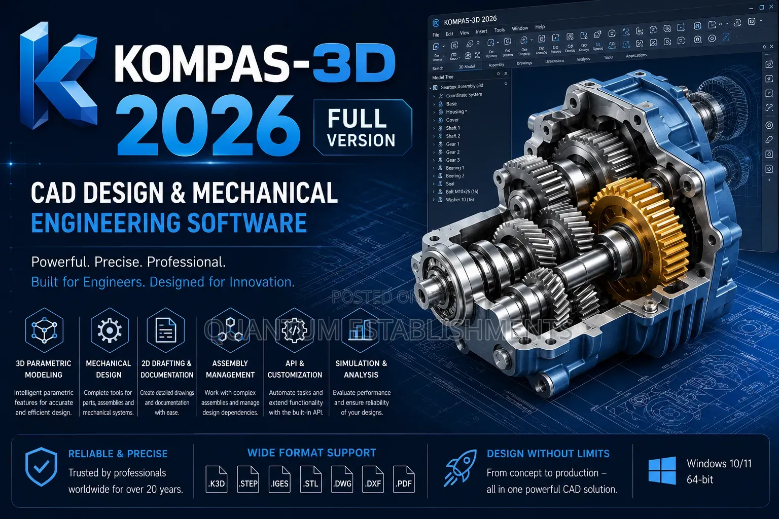 Kompas-3d 2026 | Cad Design and Mechanical Engineering Software