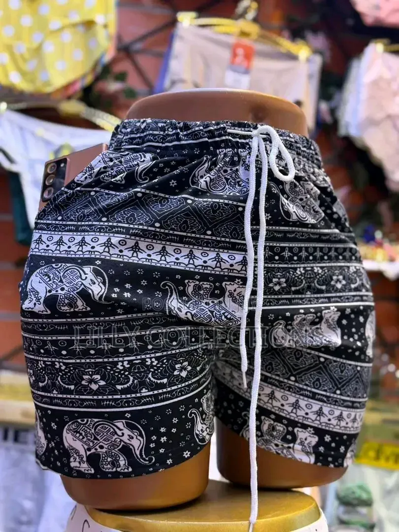 African Print Shorts