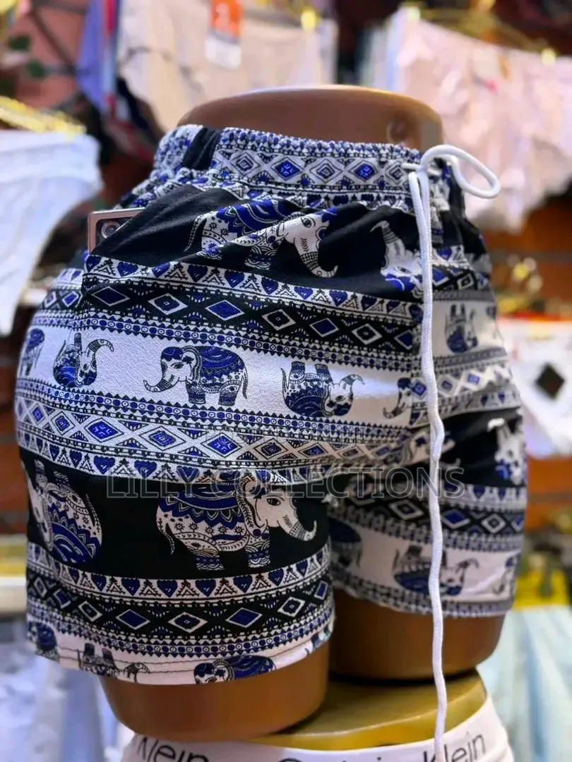 African Print Shorts