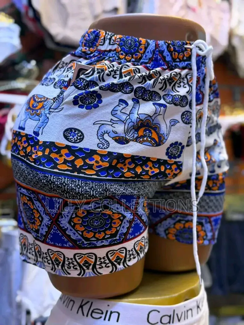 African Print Shorts