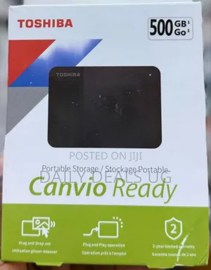 Toshiba 500gb -External Hard Disk